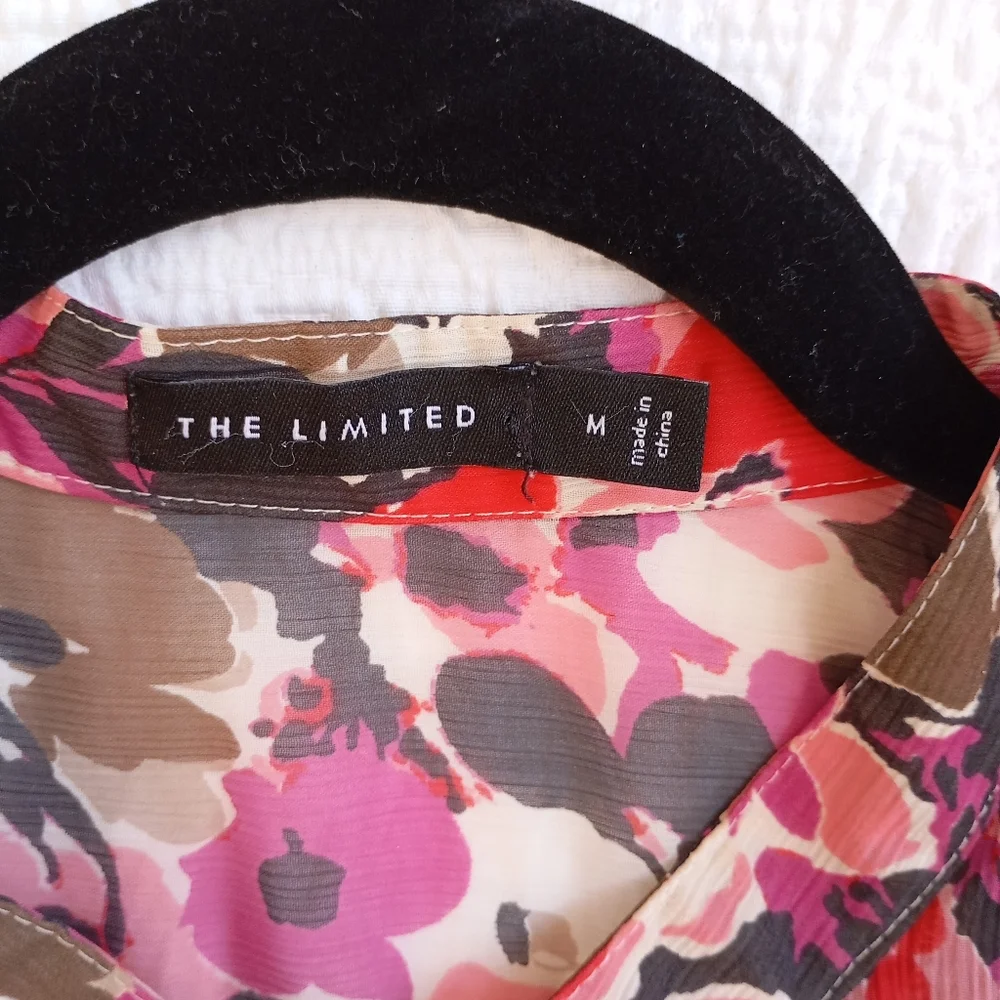 THE LIMITED ELEGANT PRINTED BLOUSE SIZE M - Picture 3 of 8